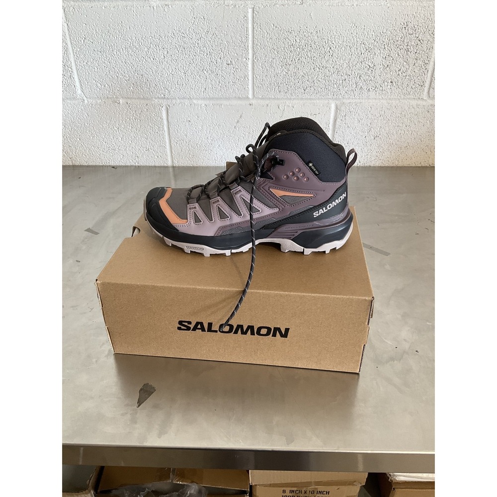 Salomon X Ultra 360 Mid GTX Hiking Boots Women's Size 8.5 Plum Kitten New Other